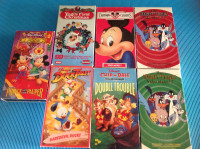English Cartoon VHS Lot of 7 Disney Looney Tunes