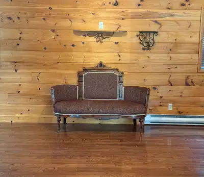 Cute Victorian style love seat, View more