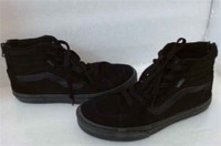 Vans Kids Boys Filmore High-Top Shoes sz 4 Black