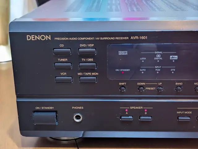 Denon AVR-1601 375 Watt 5.1 Amplifier 75 Watts / Channel in Stereo Systems & Home Theatre in Red Deer - Image 6