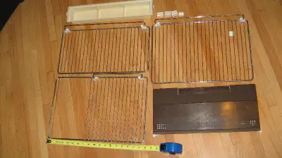 ** Dometic RM 660 interior parts, all good condition, from '79 motorhome. ** Brown plastic freezer d...
