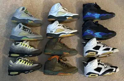 VARIOUS NIKE & JORDANS SIZE 8-8.5 MENS SALE, View more