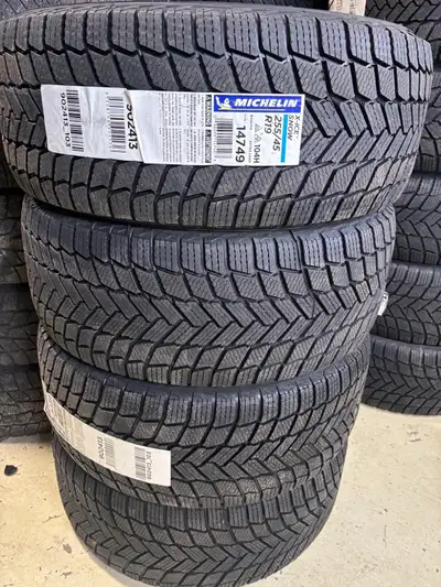NEW 255/45/R19 Michelin XIce Snow-Model Y/Q3/A8/A7/A6/MKC/Mustang/Impala/ Tiguan/Escape/X3 Set of Fo...