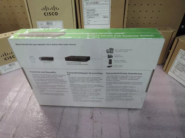 NEW Cisco SF110D-08HP-NA 8-Port PoE Desktop Unmanaged Switch in Networking in City of Toronto - Image 5