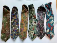 Men's Silk Ties - Name Brands
