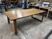 Wooden dining table (refurbished)