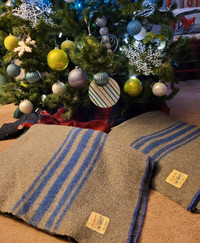 Ayers Canadian made 100% Wool Blankets  three available. 