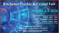 Kitchener Psychic & Crystal Fair - Aug 2-4 2024 @Bingemans