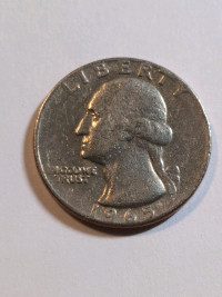 Numismatic Coins USA 1965 QUARTER
