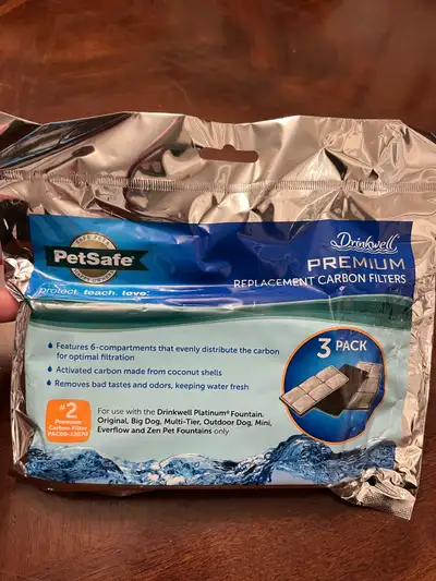 PetSafe Drinkwell Premium Carbon Filters 3-Pack - New, View more