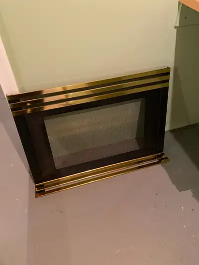 GAS BRASS FIREPLACE SCREEN, View more