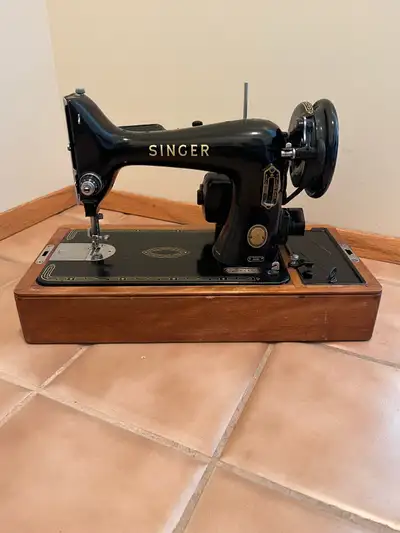 Vintage Singer Sewing Machine, View more