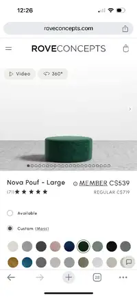 Rove concept Nova Pouf - Large