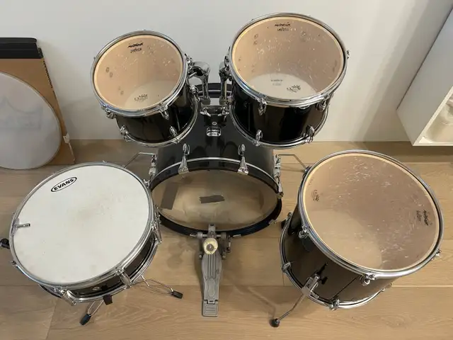 Gretsch Nighthawk Drum Kit Core + Silent Mesh Heads in Drums & Percussion in Oshawa / Durham Region - Image 2