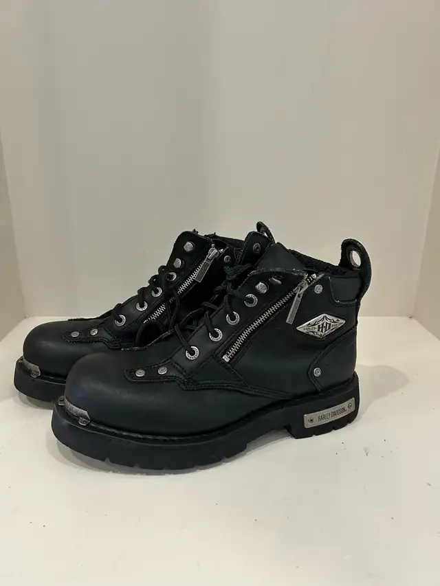  Harley Davidson Men’s  motorcycle boots in Men's Shoes in Calgary - Image 5