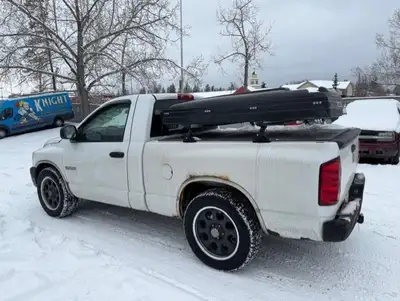 2008 Dodge ram 1500 Regular Cab, Short Box 3.7L V6 6-Speed Manual Transmission RWD Aftermarket wheel...