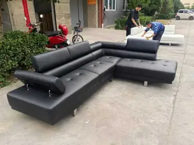 Black Sectional Sofa, View more