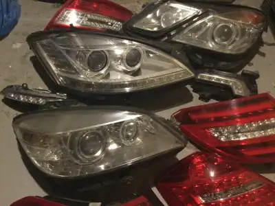 Mercedes lights, mirrors and grilles. Most models up to 2015. Many hard to find pieces. BMW tail lig...
