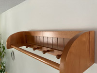 Wooden Wall Rack