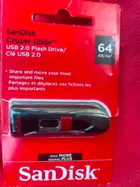 USB 2.0 flash drive Clé USB neuf 64Go/ GB SanDisk