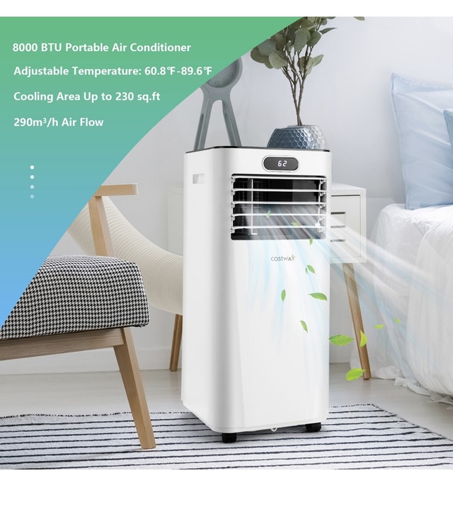 Costway 8000BTU portable air conditioner Heaters, Humidifiers