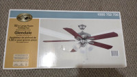 *BRAND NEW* 52-inch LED Brushed Nickel Ceiling Fan with Light