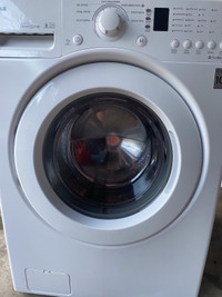 Washer and dryer with pedestals