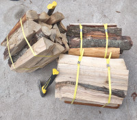 Dry Seasoned Hardwood Backyard or Camp Firewood Bundles