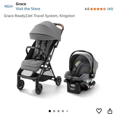 BRAND NEW IN THE BOX GRACO READY2JET TRAVEL SYSTEM, View more