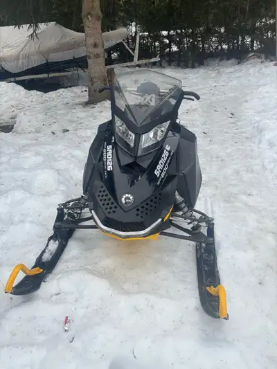 2013 MXZ ETEC engine has between 3000-5000km rough estimate from previous owner on rebuild chassis h...