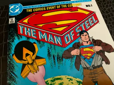 COMIC-SUPERMAN THE MAN OF STEEL, #1/6 by BYRNE + GIORDANO, View more