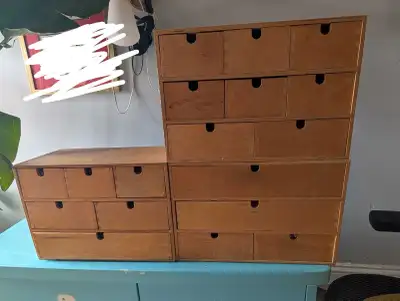 IKEA Moppe mini wood drawers organize, View more