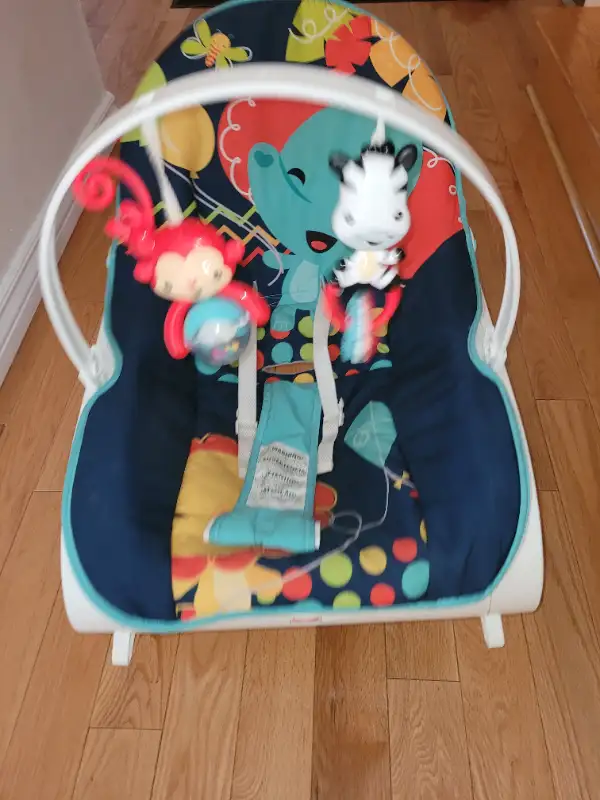 Fisher Price Deluxe Infant to Toddler Rocker, Baby rocker in Playpens, Swings & Saucers in Markham / York Region - Image 3