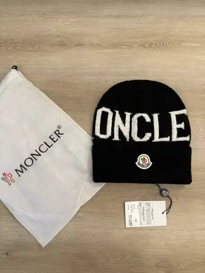 Monclr logo winter hat, View more