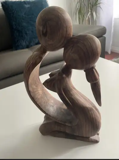 Carved  wood statue , View more