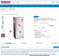 Congélateur Freezer Danby Costco