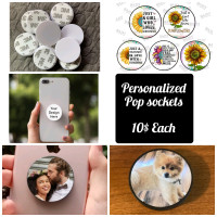 Personalized pop sockets
Nikki's Homemade Items on Facebook 