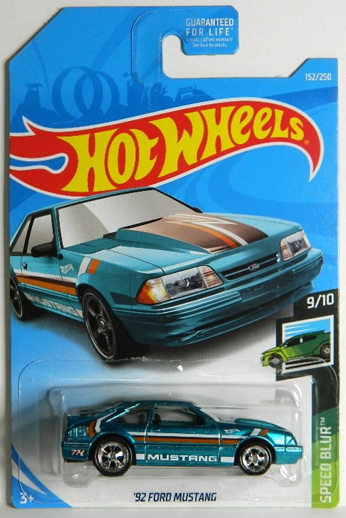 Hot Wheels 1/64 '92 Ford Mustang STH Speed Blur Diecast in Arts & Collectibles in Oshawa / Durham Region