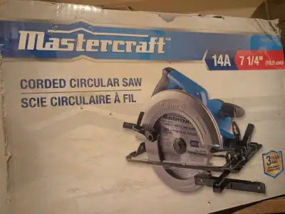 MasterCraft circular saw -BNIB, View more
