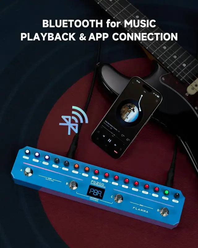 Flamma FG200 Guitar effects processor in Amps & Pedals in Windsor Region - Image 8