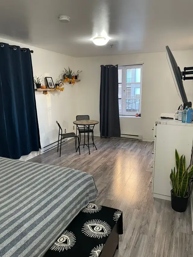 STUDIO LUXE MEUBLÉ – MÉTRO PAPINEAU ✨