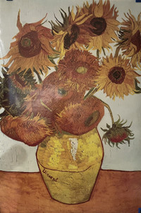 Vincent Van Gogh sunflowers Museum Art Poster 