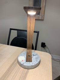 LED light stand with marble stand
