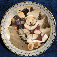 Teddy Tompkins  - "Together In A Winter Wonderland" Plate