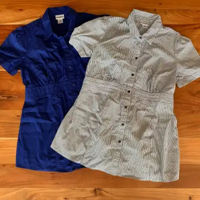 Medium Maternity - Bundle of 2 Short Sleeve Dress Shirts, View more