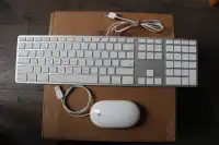 Apple wired keyboard and mouse