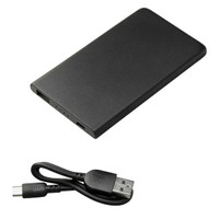 onn. 4000 mAh 1-Port Ultra Slim Power Bank with 1 Extra Charge