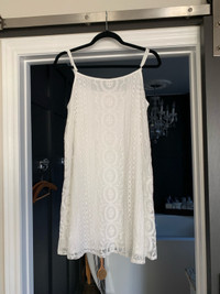 White dress size L