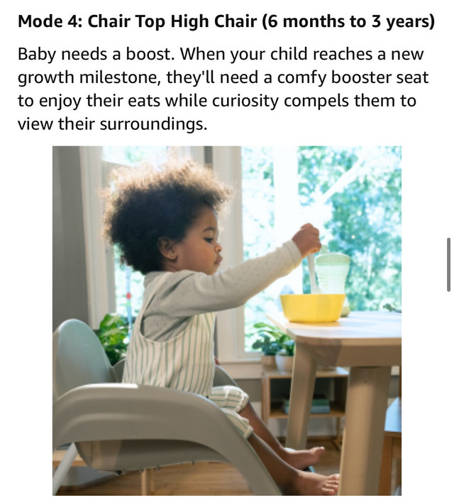 Ingenuity Full Course 6-in-1 High Chair - Baby to 5 Years Old,  in Feeding & High Chairs in Markham / York Region - Image 4