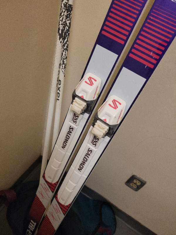 195 cm JARVINEN cross country skis + Salomon SNS Profil bindings in Ski in City of Toronto - Image 3